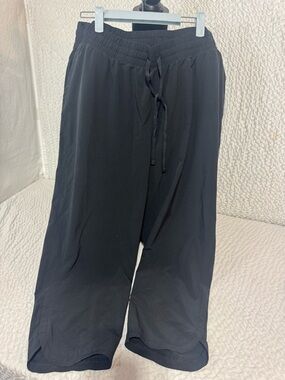 Talbots Black Elastic Waist Pull-On Pants